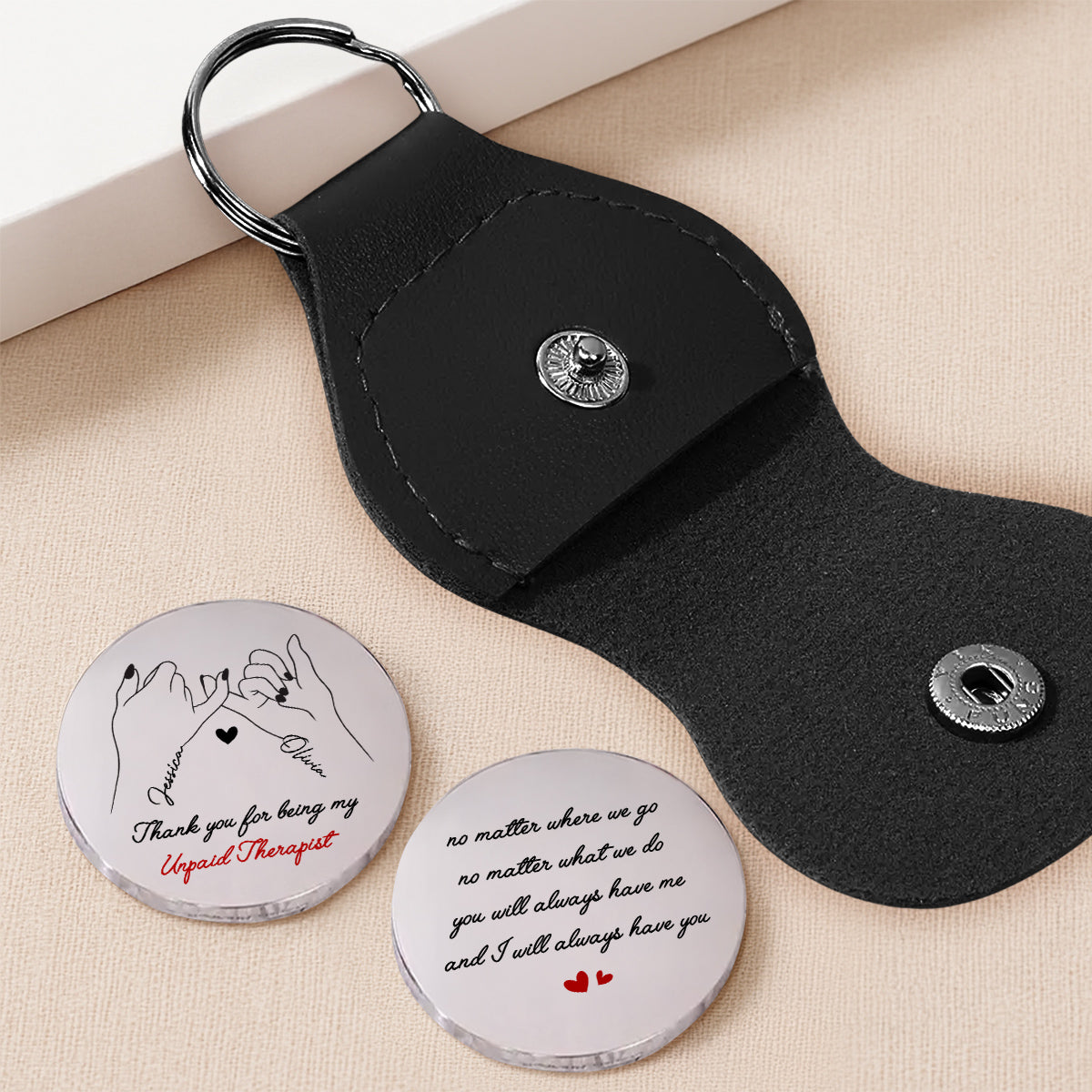 No Matter - Personalized Pocket Hug - Christmas Gift For Best Friend