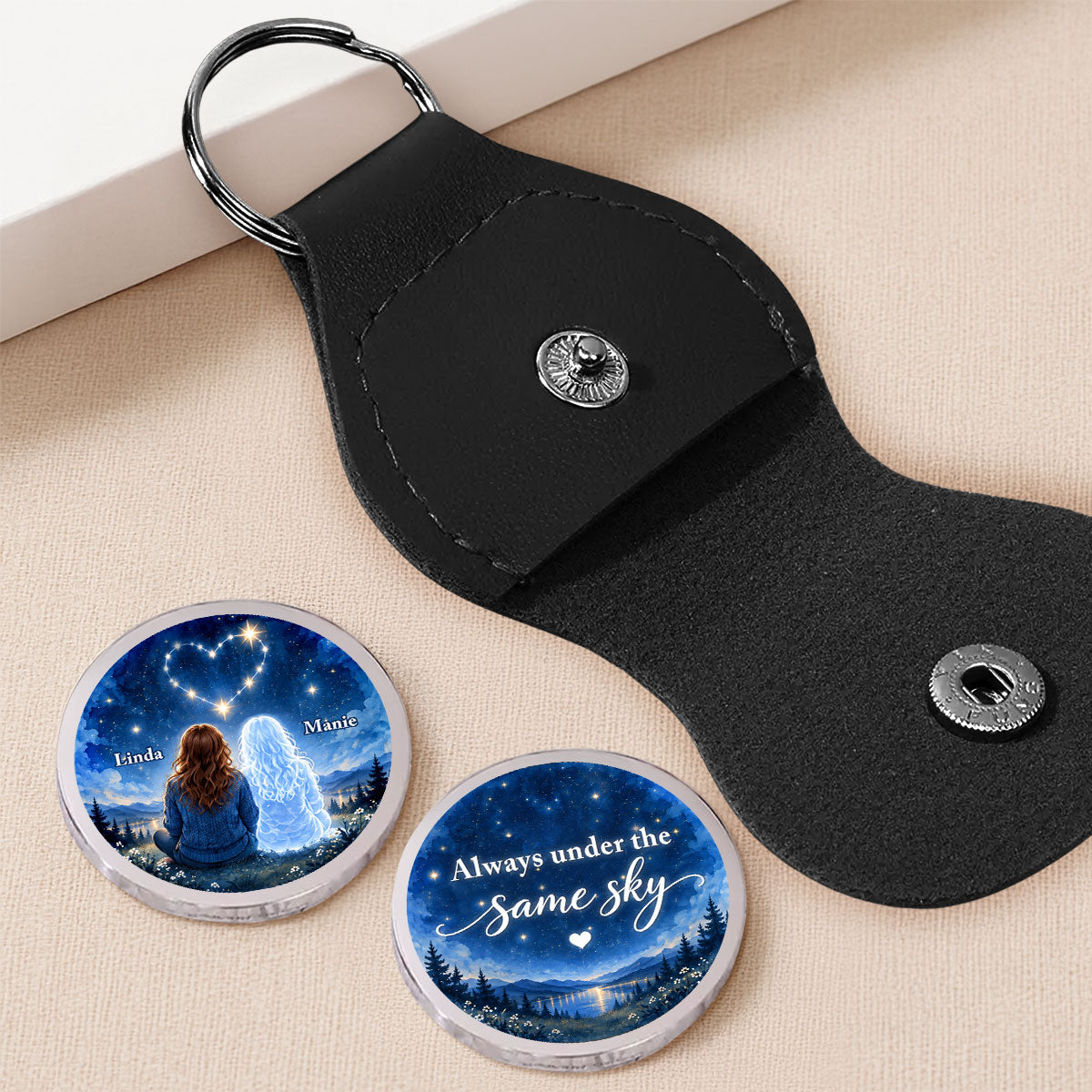 Always In My Heart - Personalized Pocket Hug - Memorial Gift For Sister, Brother
