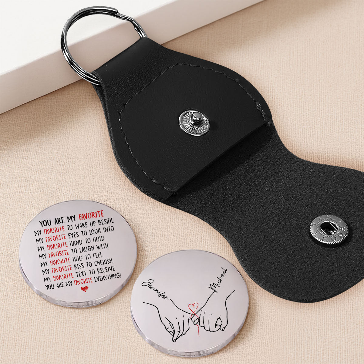 You Are My Favorite - Personalized Pocket Hug - Christmas Gift For Wife