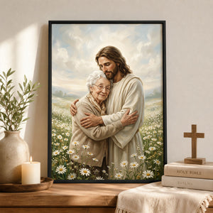 Safe In His Arms personalized poster