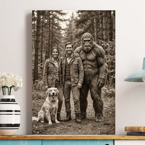 19th Century Sasquatch Photo Personalized Poster
