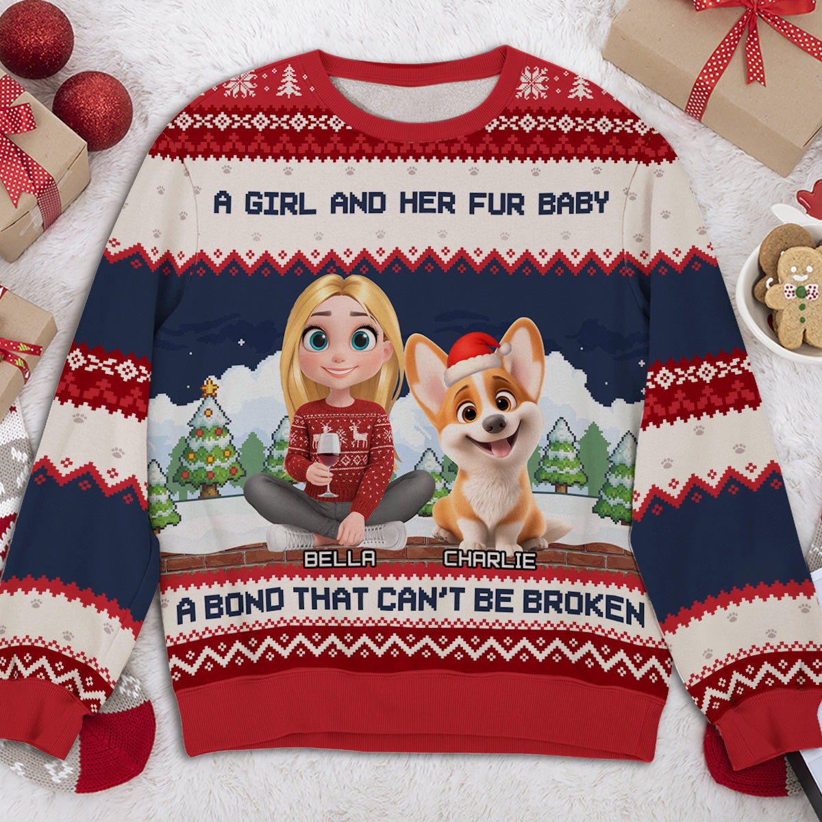 Can Not Be Broken Pet Version - Personalized All-Over-Print Sweatshirt