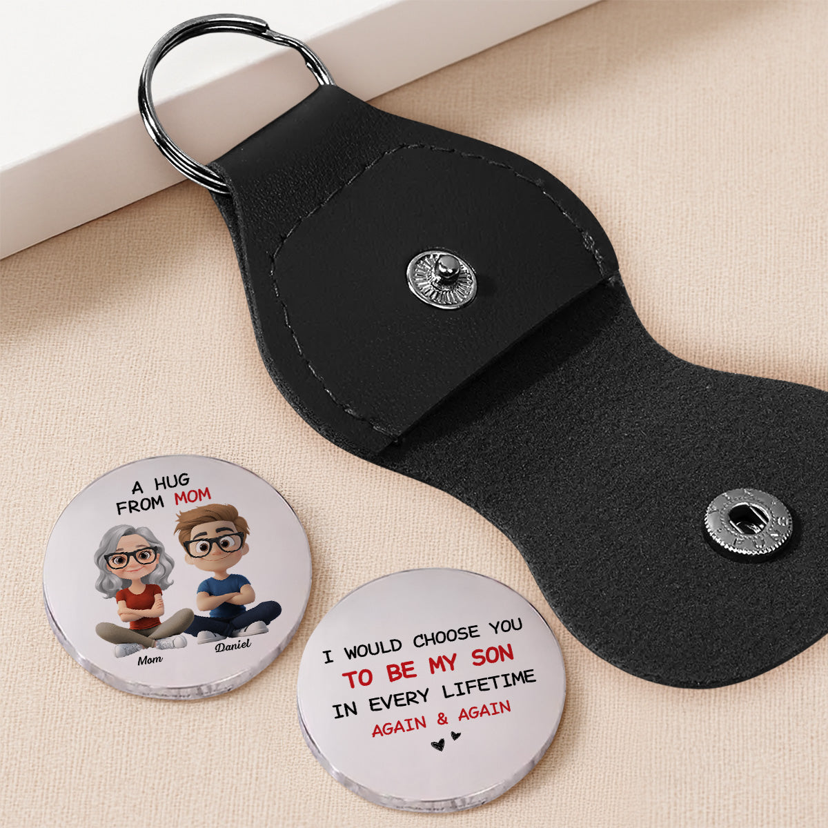Always Choose You Mom And Son - Personalized Pocket Hug - Christmas Gift For Son