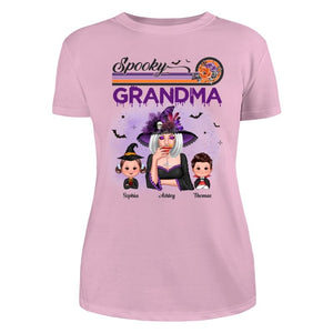Spooky Grandma Mom Halloween Retro - mockup 7