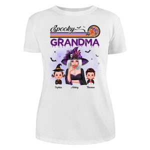 Spooky Grandma Mom Halloween Retro - mockup 14