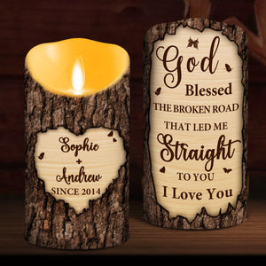 I Love You - Personalized LED Candle