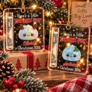 Christmas Dumpling Squishy - Personalized Cash Gift Ornament