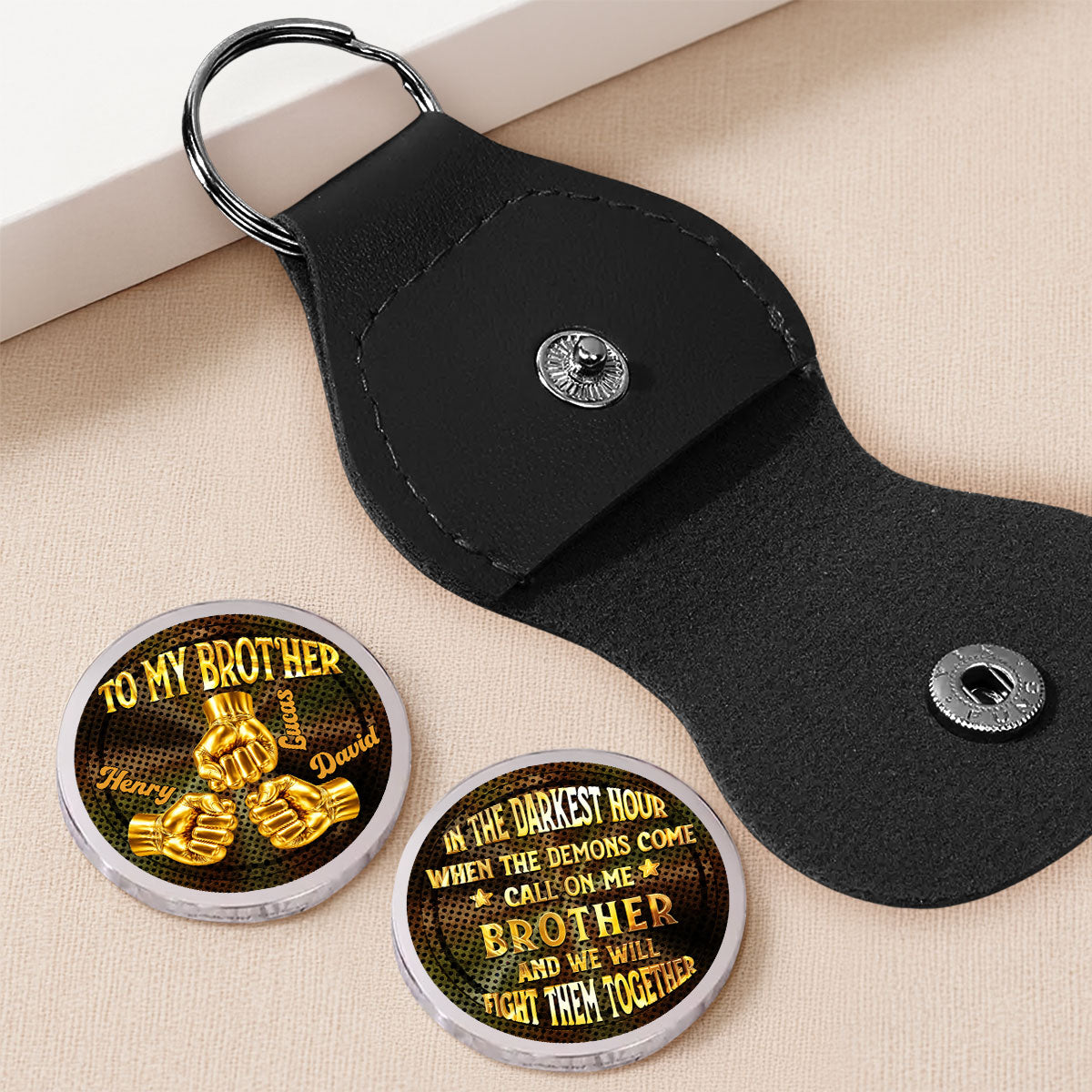 Call On Me Brother - Personalized Pocket Hug - Christmas Gift For Brother