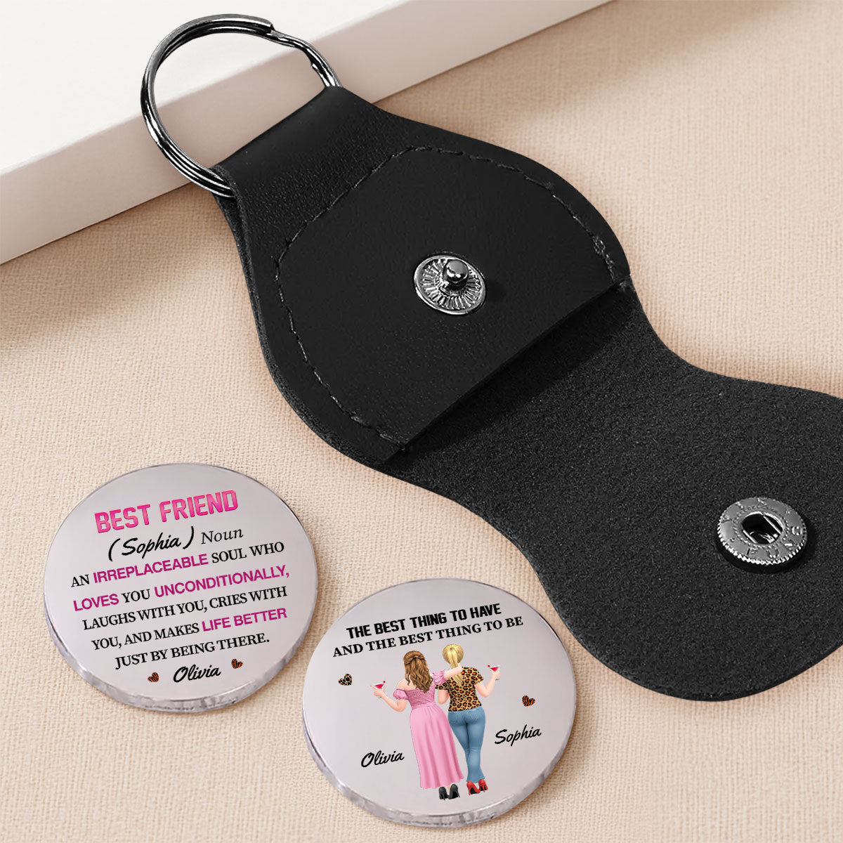 More Than Just A Friend - Personalized Pocket Hug - Christmas Gift For Best Friend