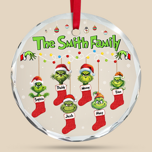 Christmas ornament hanging display