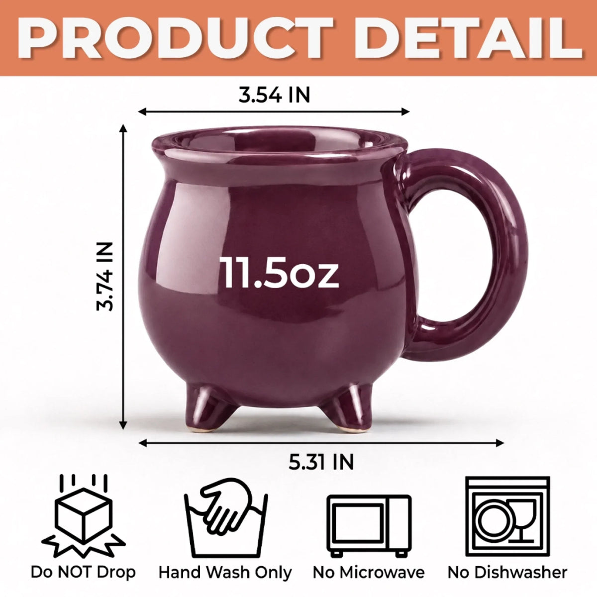 Custom Cauldron Coffee Mug - Personalized Halloween Gifts For Wife, Daughter, Besties, Sisters, Granddaughter, Grandma, Mom, Yourself - Witchy Sips, Spooky Season