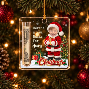 Christmas Blessing cash gift ornament