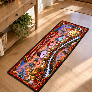 Christmas Dumpling Family - Personalized Runner Rug