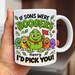 Booger Pick You personalized coffee mug