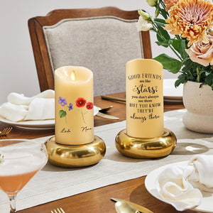 Friends Like Stars LED candle