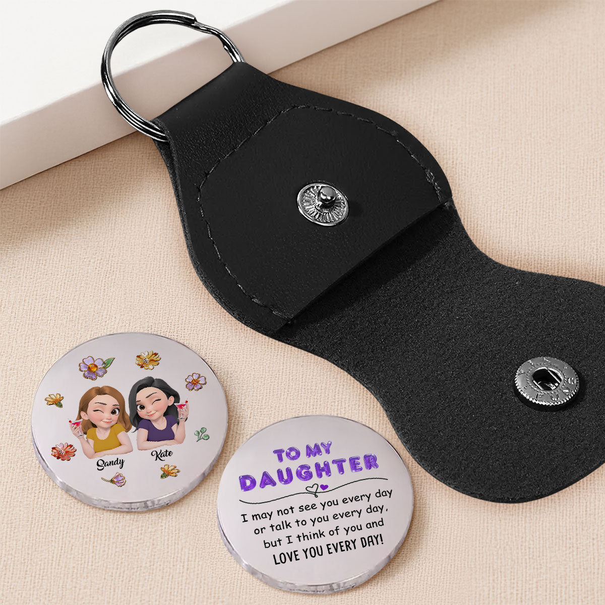Love You Every Day - Personalized Pocket Hug - Christmas Gift For Daughter, Mom