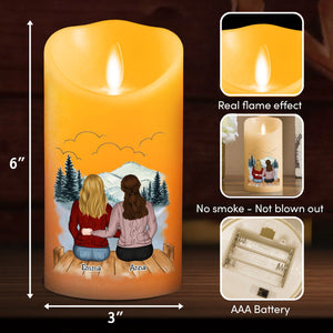 I Would Fight A Bear For You Sister - Personalized LED Candle - Christmas Gift For Sister, Best Friend