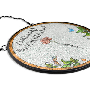 Suncatcher displayed with natural light