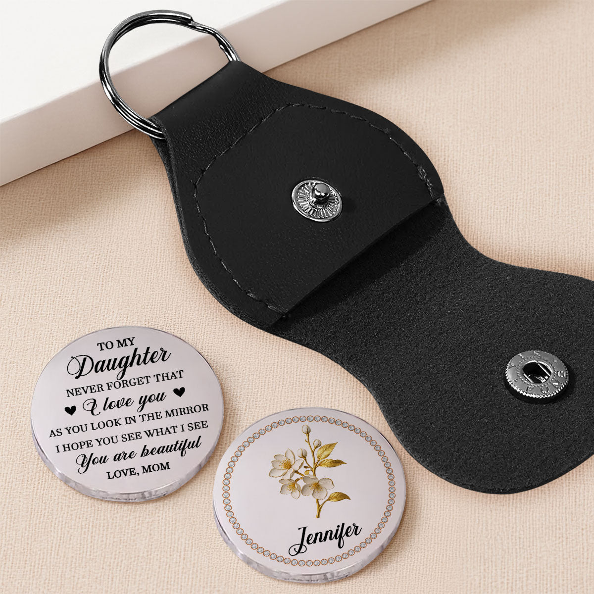 How Beautiful You Are - Personalized 3D Effect Pocket Hug - Christmas Gift For Daughter