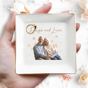 Cherish Your Most Treasured Memories Together - Personalized Custom Jewelry Dish - CPL028_SCRD