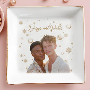 Forever And Always Custom Jewelry Dish - Personalized Custom Jewelry Dish - CPL032_SCRD