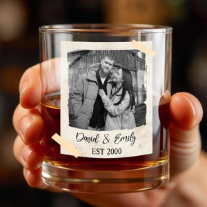 Capture Treasured Moments, Whiskey Glass - Personalized Custom Whiskey Glass - CPL1127_RWG