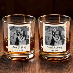 Capture Treasured Moments, Whiskey Glass - Personalized Custom Whiskey Glass - CPL1127_RWG