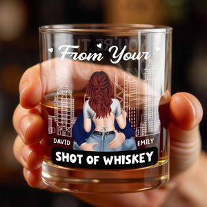 From Your Shot Of Whiskey, The Only One I Want To Annoy - Personalized Custom Whiskey Glass - CPL1155_RWG