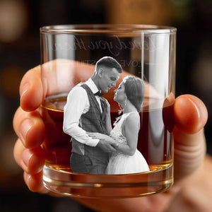 Loved You Then Love You Still Always Will With Hearts - Personalized Custom Whiskey Glass - CPL641_RWG