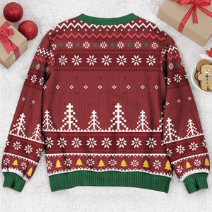 Christmas God Says I Am Name Letter In Bible Personalized Ugly Sweater 4