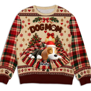 Sleeping Dog sweatshirt flat