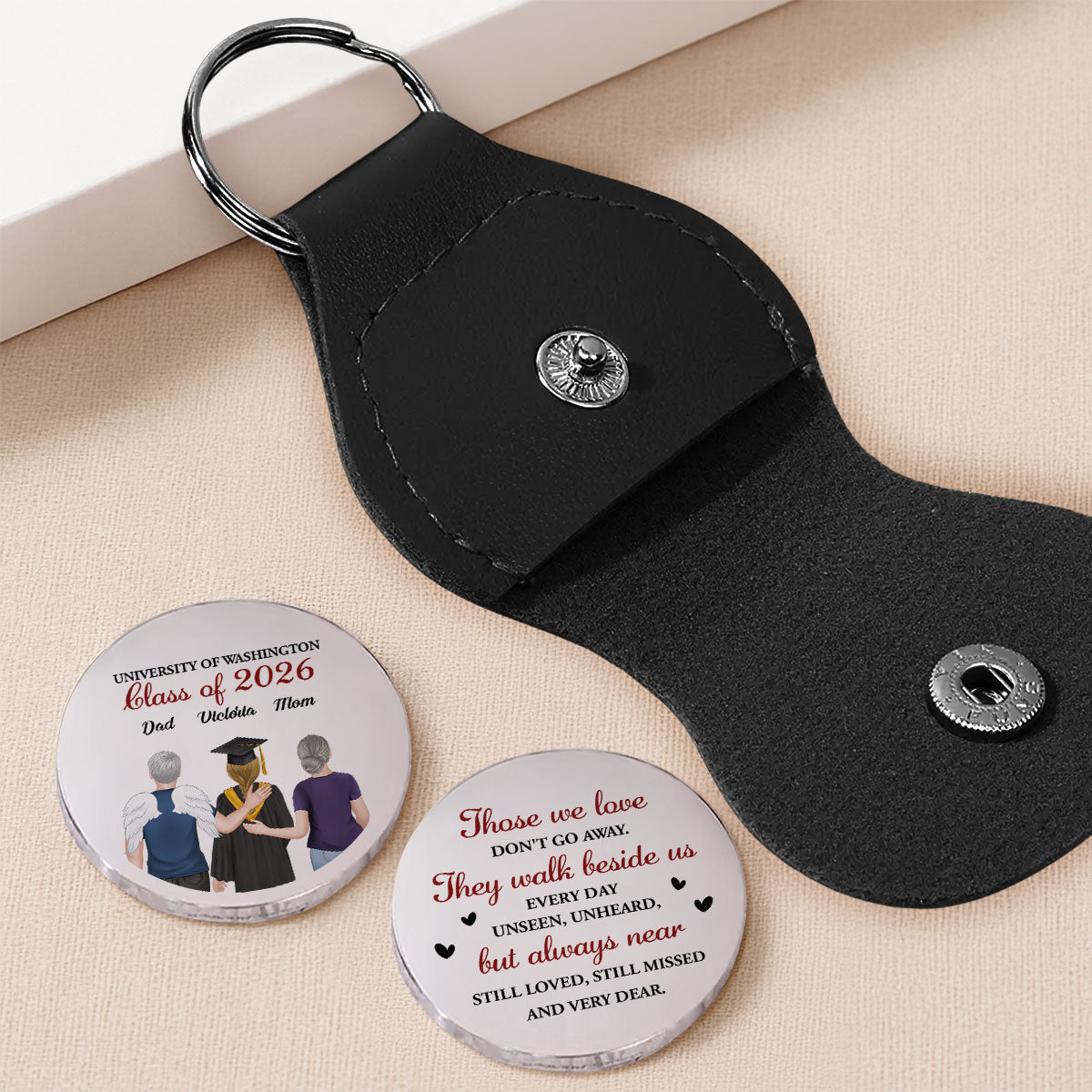 So Proud Of You Graduation Gift - Personalized Pocket Hug - Christmas Gift For Son