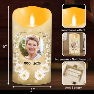 In Memory Of A Wonderful LED candle details