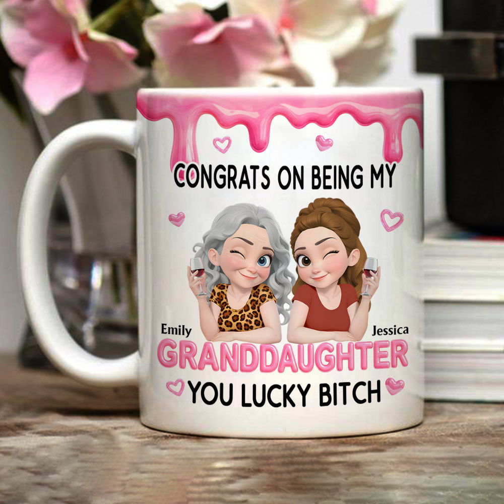 Congrats My Granddaughter - Personalized Coffee Mug