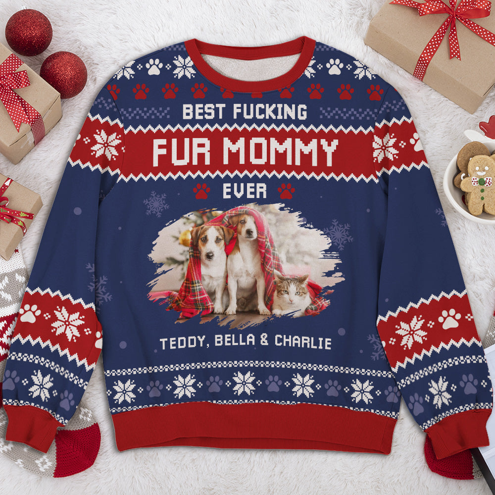 No One Is Like Them Photo - Personalized All-Over-Print Sweatshirt - Christmas Gift For Mom, Dad
