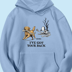 I've Got Your Back Custom Photo Dog Stealing Backbone - Personalized Shirt - Funny Halloween Costume For Dog Lovers