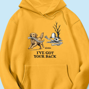 I've Got Your Back Custom Photo Dog Stealing Backbone - Personalized Shirt - Funny Halloween Costume For Dog Lovers