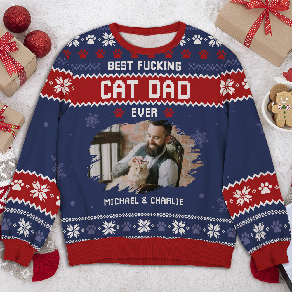 No One Is Like Cats Photo - Personalized All-Over-Print Sweatshirt