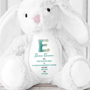 Celebrate Life's Precious Moments With Bunny - Personalized Stuffed Bunny - FAM773_BUN