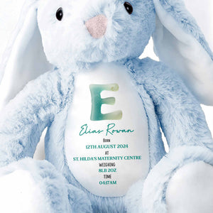 Celebrate Life's Precious Moments With Bunny - Personalized Stuffed Bunny - FAM773_BUN