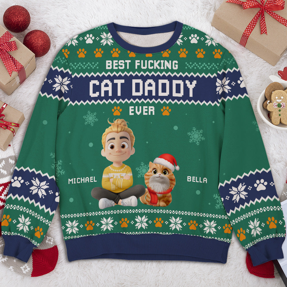 No One Is Like Cats - Personalized All-Over-Print Sweatshirt
