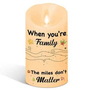 Family Forever - Personalized LED Candle