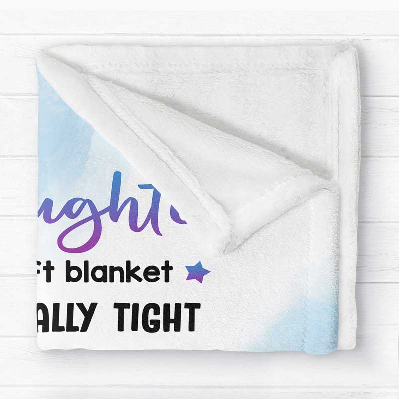 Pastel Color Doll Mom And Daughter - Personalized Fleece Blanket - Gift For Mom, Daughter