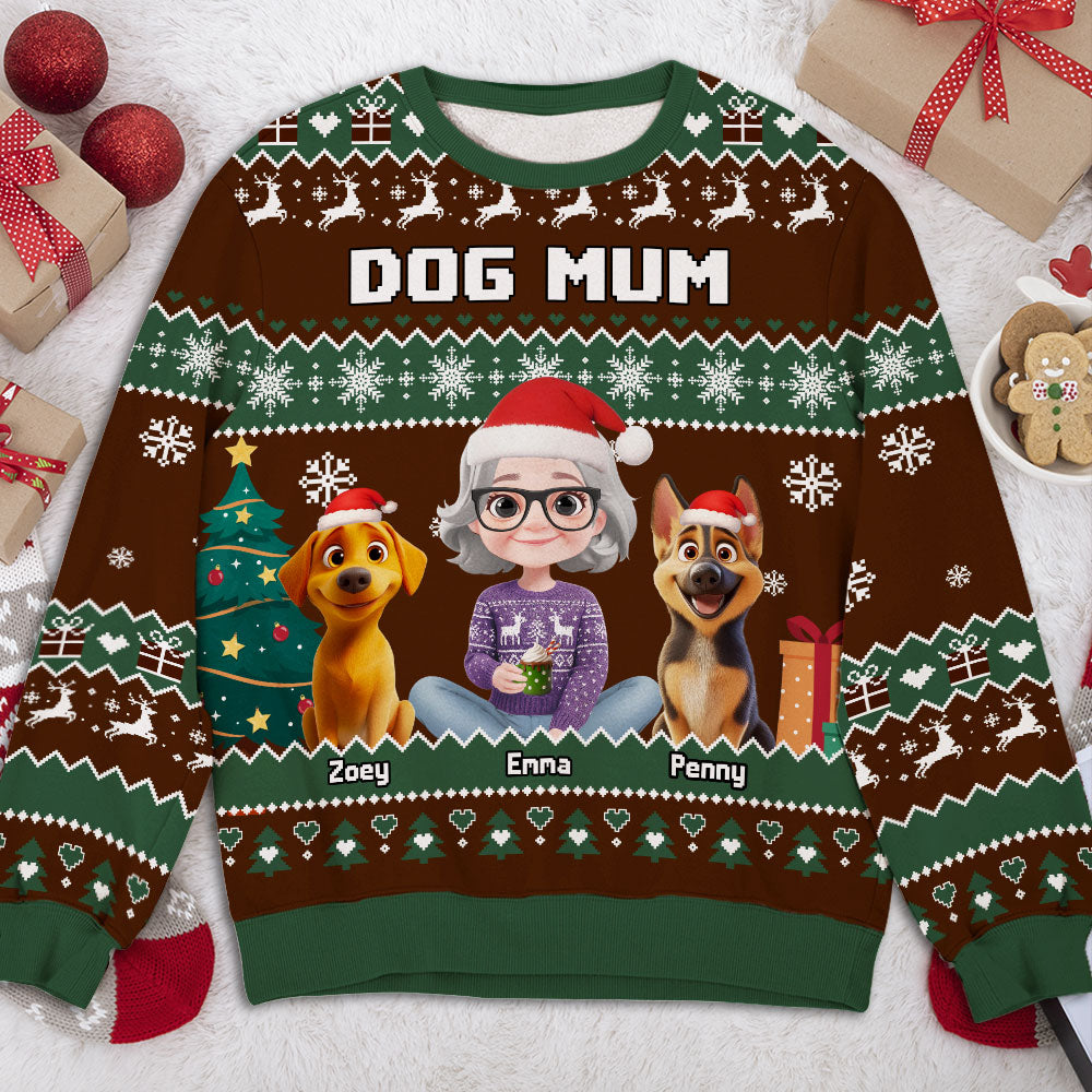 Tis The Season - Personalized All-Over-Print Sweatshirt