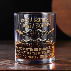 Soulmate Best Friend personalized whiskey glass