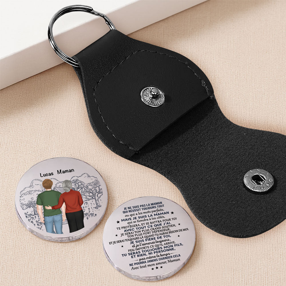 Je serai toujours ton plus grand soutien - Version Maman - Personalized Pocket Hug - Christmas Gift For Son