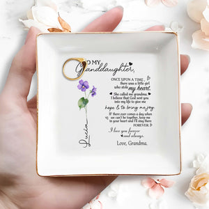 Always Remember You Are Braver Custom Jewelry Dish - Personalized Custom Jewelry Dish - GDT023_SCRD