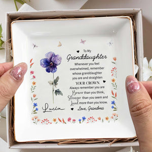 Braver Than You Think Stronger Than You Seem Loved More Than You Know - Personalized Custom Jewelry Dish - GDT059_SCRD