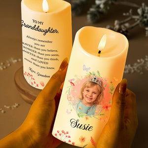 Always Remember You Are Braver, Stronger, Smarter And Loved Candle Design - Personalized Custom LED Candle - GDT131_LECA