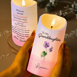 Braver Than You Think, Loved More Than You Know Candle - Personalized Custom LED Candle - GDT224_LECA